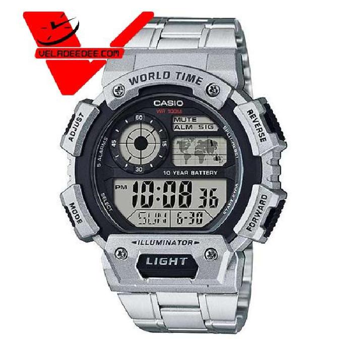  นาฬิกา ข้อมือ Casio (คาสิโอ) AE-1400WHD-1AV(ประกันศูนย์เซ็นทรัล1ปี)