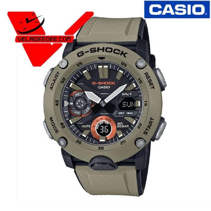 veladeedee.com CASIO G-SHOCK นาฬิกาข้อมือชาย สายเรซิ่น (ประกัน CMG ศูนย์เซ็นทรัล 1 ปี) รุ่น GA-2000-5A