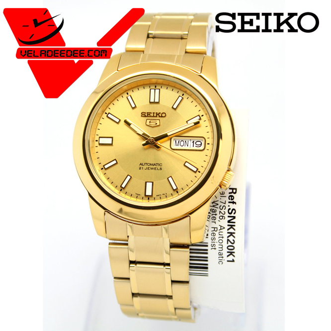 นาฬิกา SEIKO 5 Automatic (นาฬิกา ไซโก้) classic รุ่น SNKK20K1  ระบบ AUTOMATIC veladeedee