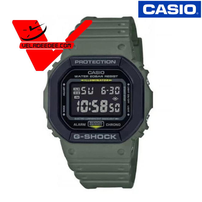 CASIO G-SHOCK GA-5610SU นาฬิกาข้อมือชาย สายเรซิ่น (ประกัน CMG 1 ปี) รุ่น  GA-5610SU-3DR (สีเขียว) veladeedee