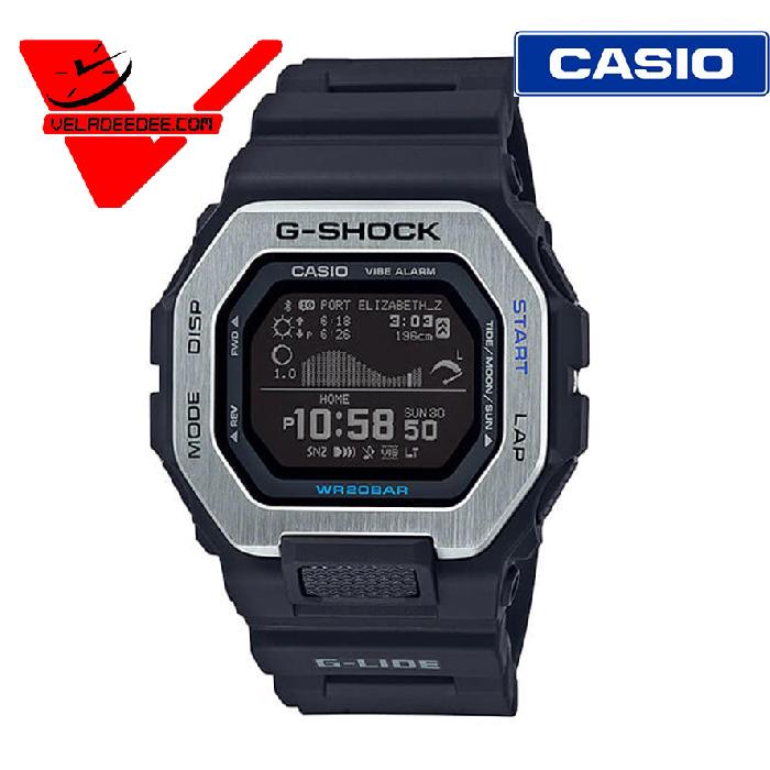 CASIO G-SHOCK GBX-100-1 นาฬิกาข้อมือชาย สายเรซิ่น เชื่อมต่อแอป G-SHOCK MOVE and Bluetooth (ประกัน CMG ศูนย์เซ็นทรัล 1 ปี) รุ่น GBX-100-1DR #veladeedee.com	