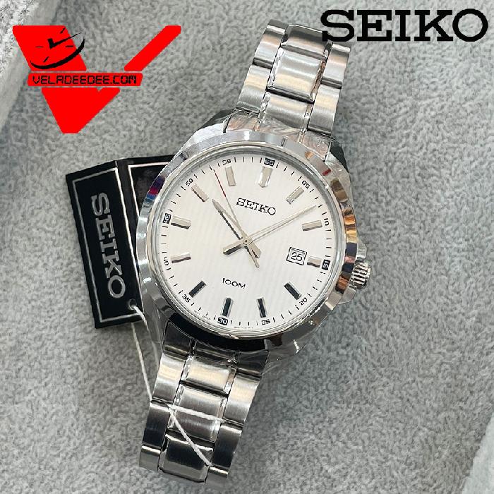 Seiko Classic SUR273P Quartz นาฬิกาข้อมือผู้ชาย ตัวเรือนเป็นสแตนเลส รุ่น SUR273P1