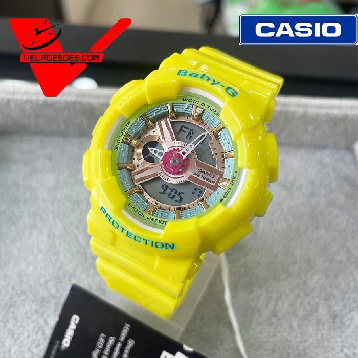 Casio Baby-G นาฬิกาข้อมือผู้หญิง สายเรซิ่น รุ่น BA-110CA-9ADR