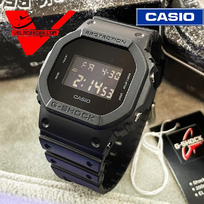นาฬิกา CASIO G-SHOCK (คาสิโอ จี ช็อค) DW-5600BB-1DR (ประกันศูนย์เซ็นทรัล1ปี)