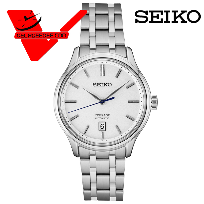 รายละเอียดสินค้า นาฬิกา Seiko Presage Automatic Japan Made Sapphire Glass นาฬิกาข้อมือผู้ชาย รุ่น SRPB39J1