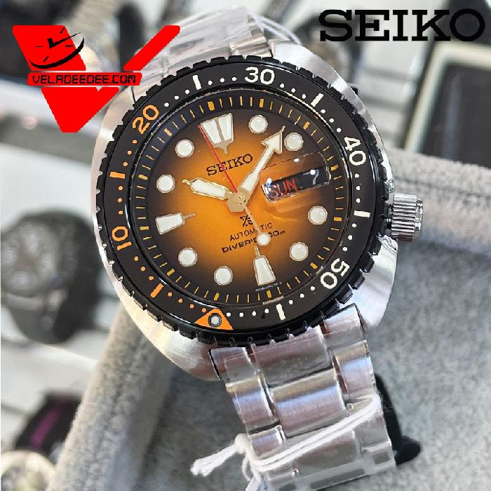  Seiko Real Thai Collection โคมยี่เป็ง ภาคเหนือ Thailand 30th Anniversary Limited Edition รุ่น SRPH35K1 (สินค้าพร้อมกล่องตรงรุ่นและสายยางสีส้ม1เส้น)