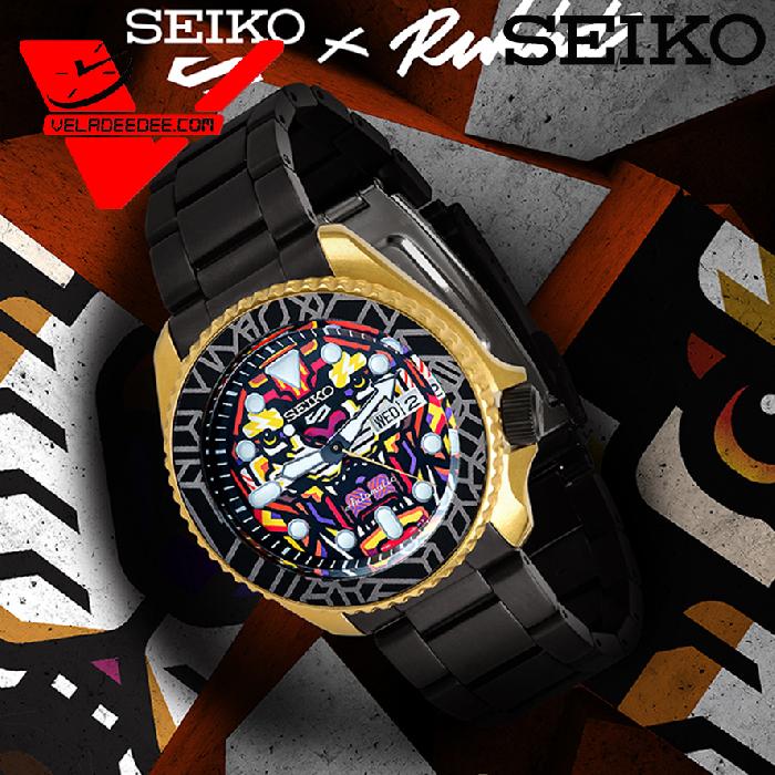 นาฬิกาข้อมือ Seiko 5 Sports SRPJ92K RUKKIT THE TIGER LIMITED EDITION (แถมสาย2เส้น) รุ่น SRPJ92K1 