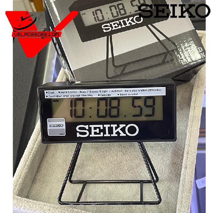 นาฬิกาดิจิตอล  นาฬิกาปลุก SEIKO Limited Edition Mini Time Keeper ไซโก มินิ ไทม์ คีปเปอร์  รุ่น QHL092K  