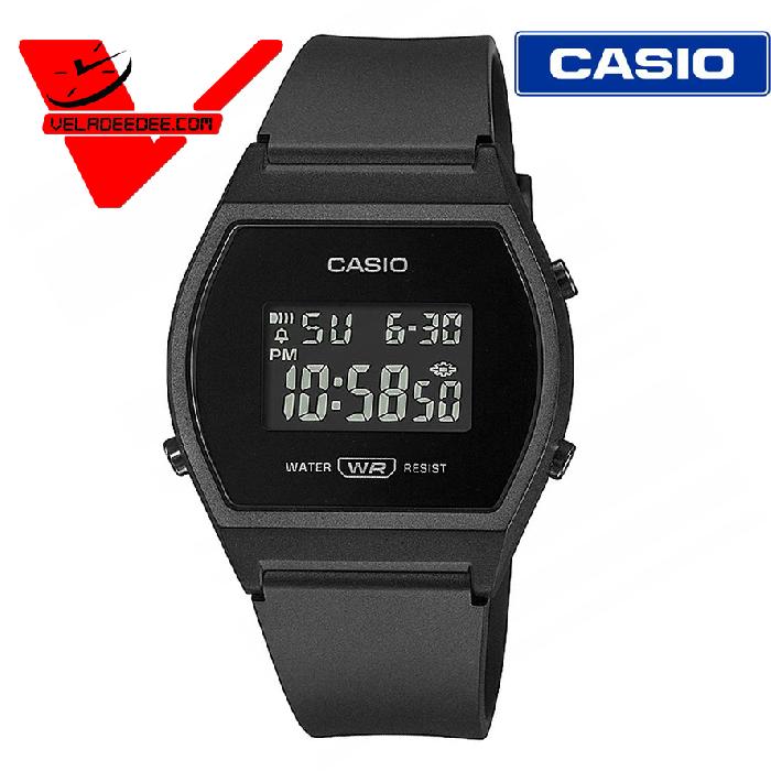 Casio Standard (ประกัน CMG ศูนย์เซ็นทรัล 1 ปี) นาฬิกาข้อมือ รุ่น LW-204-1B (สายเรซินสีดำ)