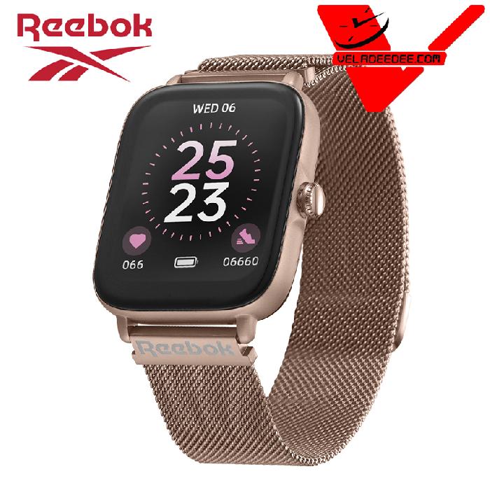 นาฬิกาข้อมือ Reebok Smartwatch RELAY 2.0 รุ่น RV-RL2-U0-A3S3-BB โรสโกล รับประกันศูนย์ Reebok ประเทศไทย 1 ปี กล่อง การ์ด คู่มือ (อุปกรณ์ครบเซ็ต พร้อมแถมสายสิลิโคน)