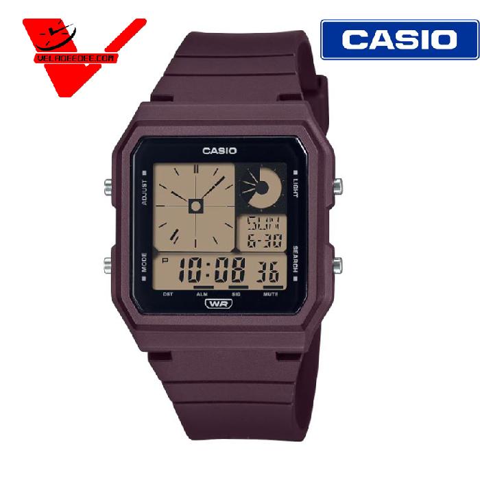  นาฬิกาข้อมือดิจิตอล CASIO Digital LF-20W สายเรซิ่น  รุ่น LF-20W-5 (สีน้ำตาล)