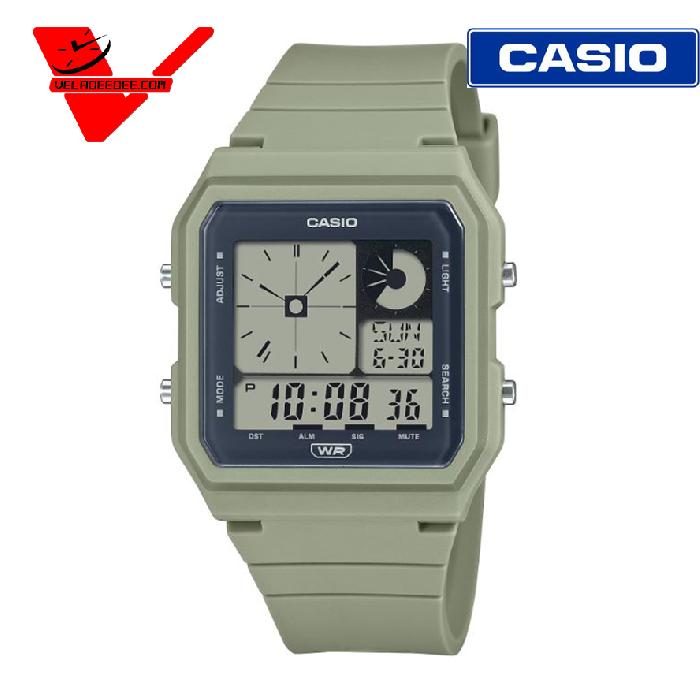  นาฬิกาข้อมือดิจิตอล CASIO Digital LF-20W สายเรซิ่น  รุ่น  LF-20W-3 (สีเขียว) 