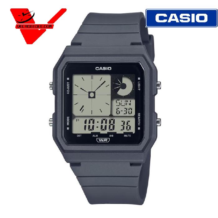  นาฬิกาข้อมือดิจิตอล CASIO Digital LF-20W สายเรซิ่น  รุ่น LF-20W-8A2 (สีเทาเข้ม) 
