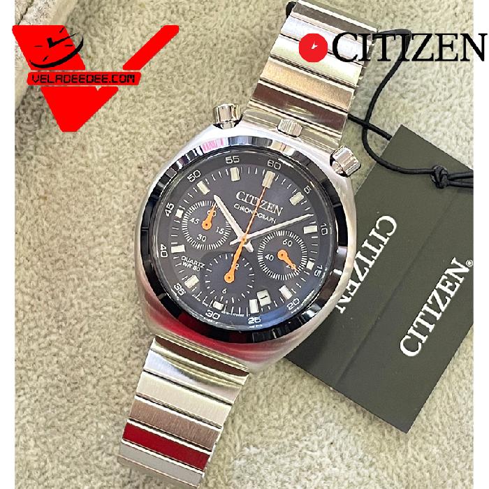 นาฬิกา Citizen (ไอ้มดแดง) Record Label Tsuno Chrono Re-Issue Bullhead AN3660-81L นาฬิกาบอยไซด์ ผู้ใหญ่ชอบเรือนใหญ่ใส่ได้ ผู้ชายชอบเรือนเล็กใส่สวย