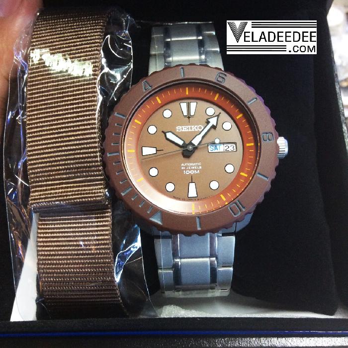 SEIKO SPIRIT SMART Save The Sea Drivers Automatic  Limited Edition นาฬิกาข้อมือผู้ชาย สายสแตนเลส รุ่น SRPA45J1